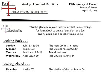 23 April 28 - Fifth Sunday of Easter Year C