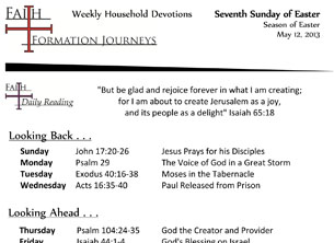 25 May 12 - Seventh Sunday of Easter Year C