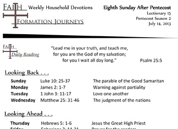 34 July 14 - 8th Sunday Pentecost Lec 15 Year C